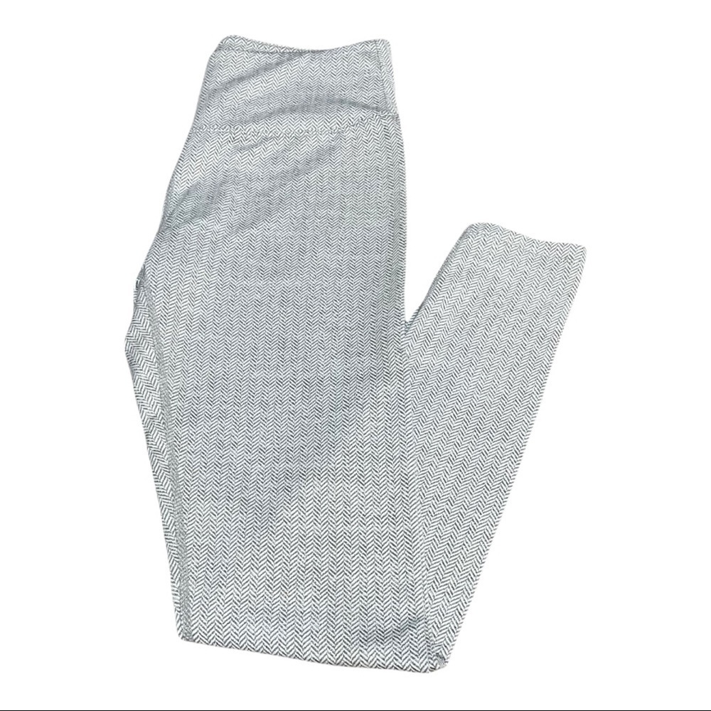 Womens Gray Patterned Legging Size Small